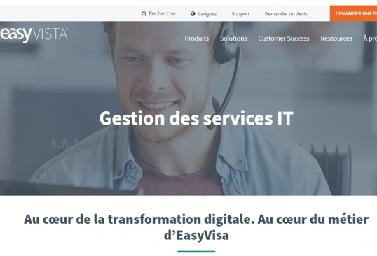 Référence Easyvista - ITS Integra