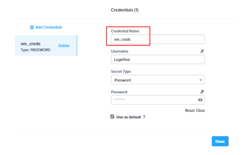 Nutanix Calm coffre fort CyberArk ITS Integra