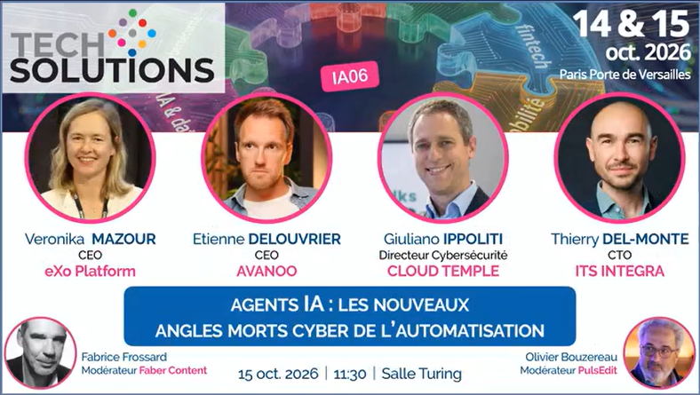 présentation table ronde sur le sujet : Agents IA, les nouveaux angles morts cyber de l'automatisation